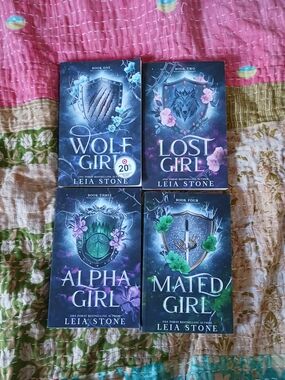 Leia Stone Book Lot of 4 Wolf Girl, Lost Girl, Alpha Girl, Mated Girl Paperbacks